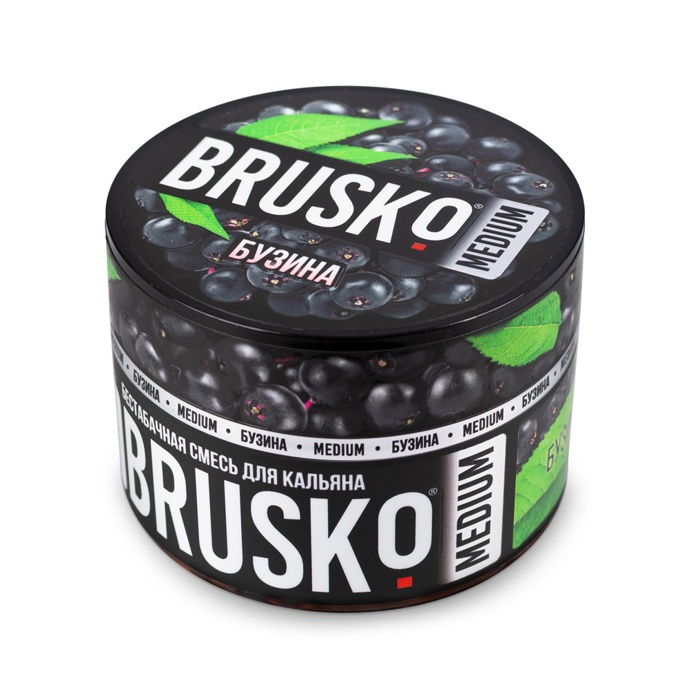 Бестабачная смесь для кальяна - Brusko - Бузина ( с ароматом бузина ) - 50 г