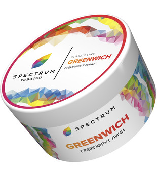 Табак - SPECTRUM - GREENWICH - 200 g LIGHT