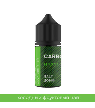 Жидкость - Carbon - Green ( холодный зеленый чай ) - S 20 Hard - 30 ml