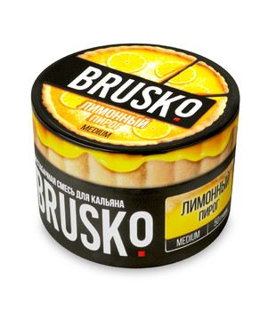 Бестабачная смесь для кальяна - Brusko - Лимонный Пирог ( с ароматом лимонный пирог ) - 50 г
