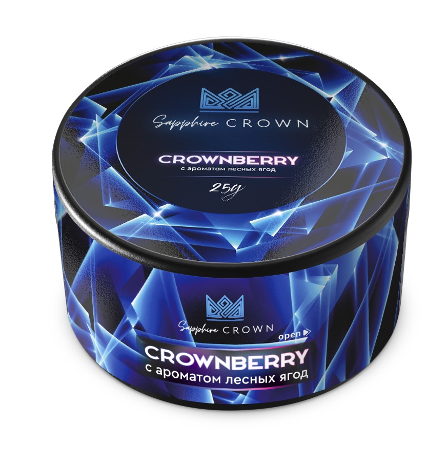 Табак - Сrown Sapphire - CrownBerry (с ароматом лесные ягоды) - 25 г