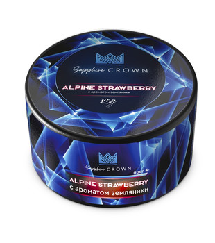 Табак - Сrown Sapphire - Alpine strawberry (с ароматом земляника) - 25 г