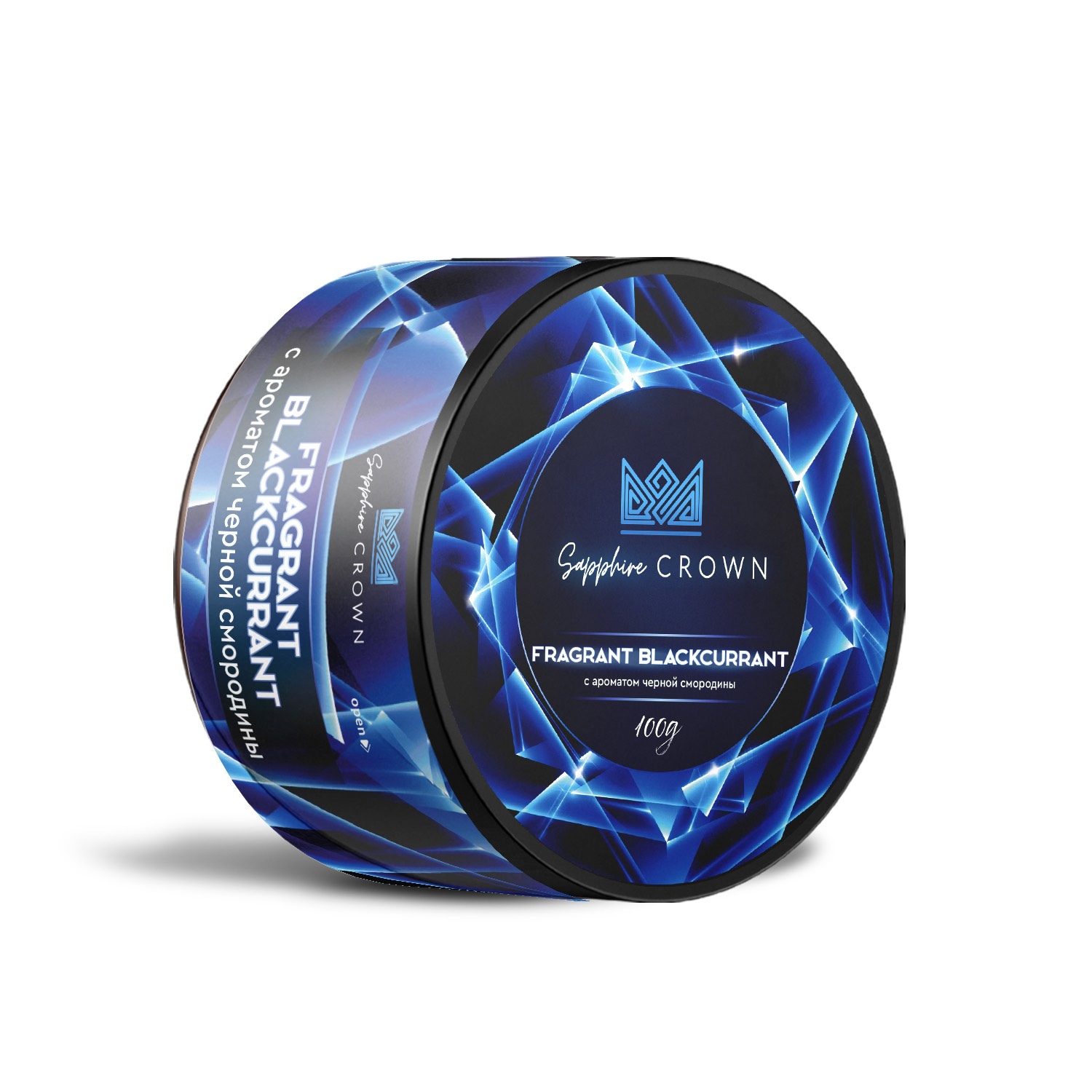 Табак - Сrown Sapphire - FRAGRANT BLACKCURRANT (черная смородина) - 100 g