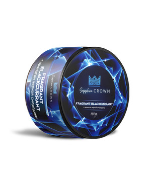 Табак - Сrown Sapphire - FRAGRANT BLACKCURRANT (с ароматом черная смородина) - 100 г