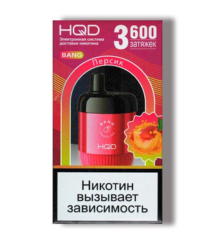 HQD - BANG 3600 - Peach Ice / Персик