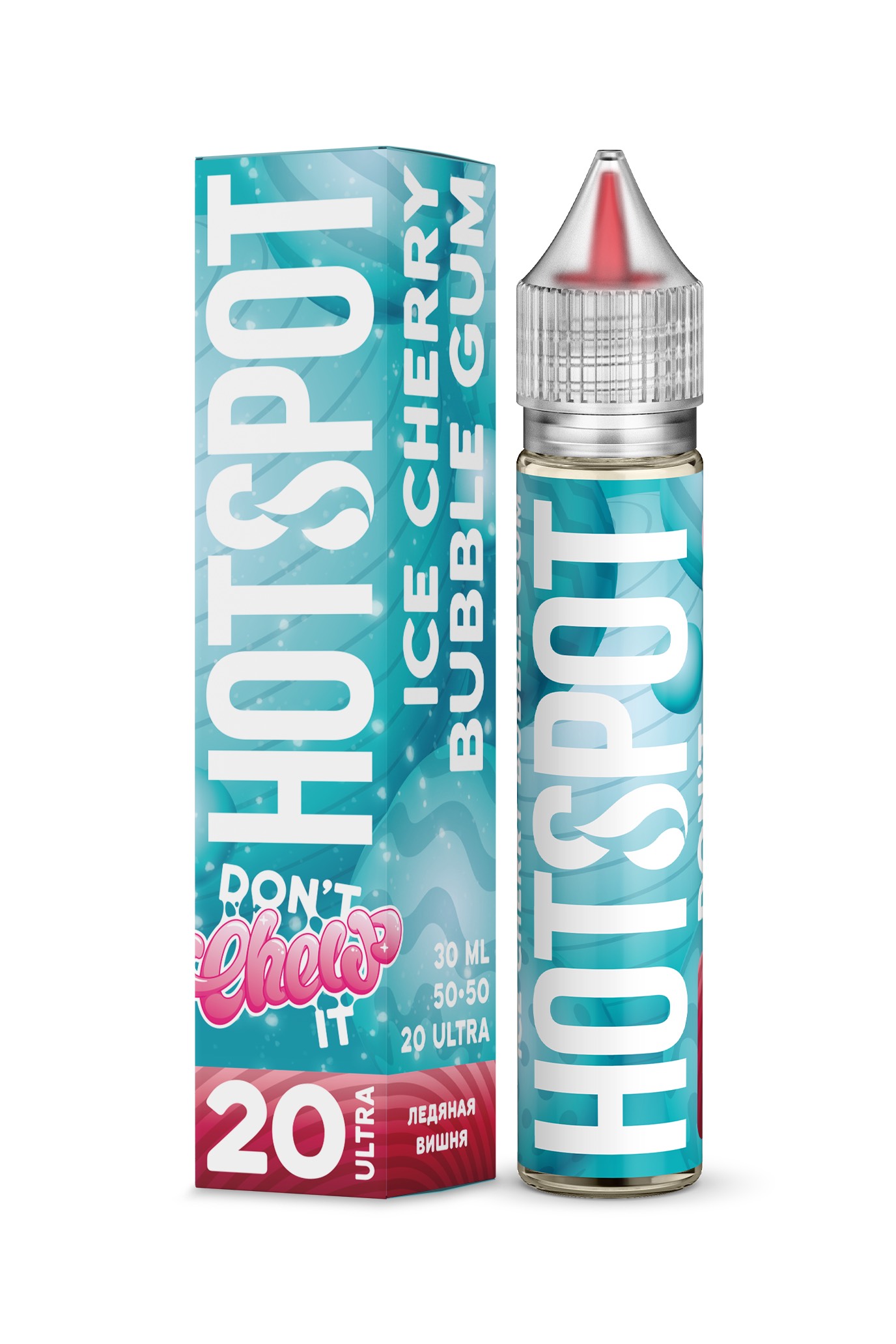 Жидкость - Hotspot Don't Chew It - Ultra S - Вишня Мята Жвачка - 30 ml