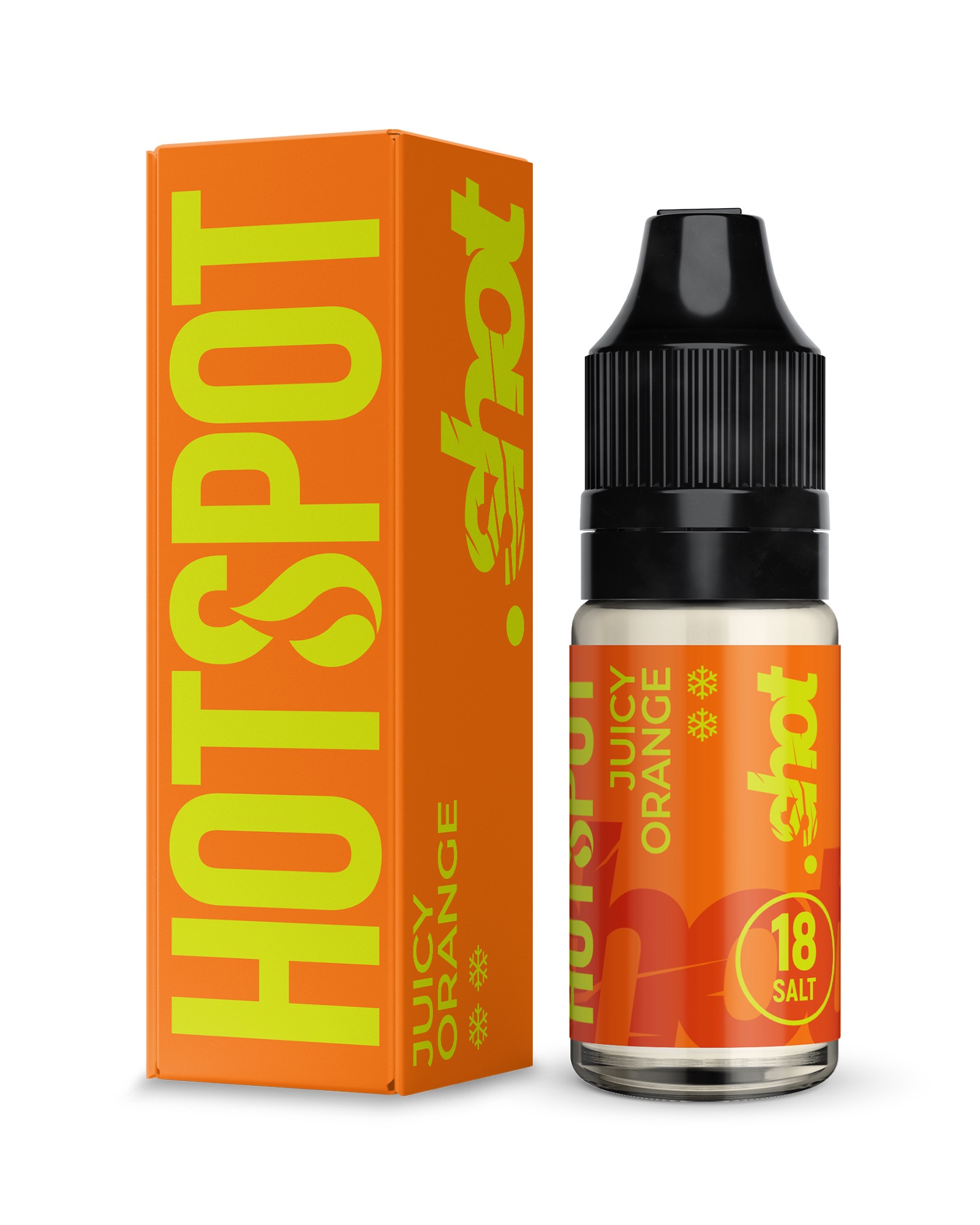 Жидкость - Hotspot Shot - Juicy Orange - salt 18 - 10 ml