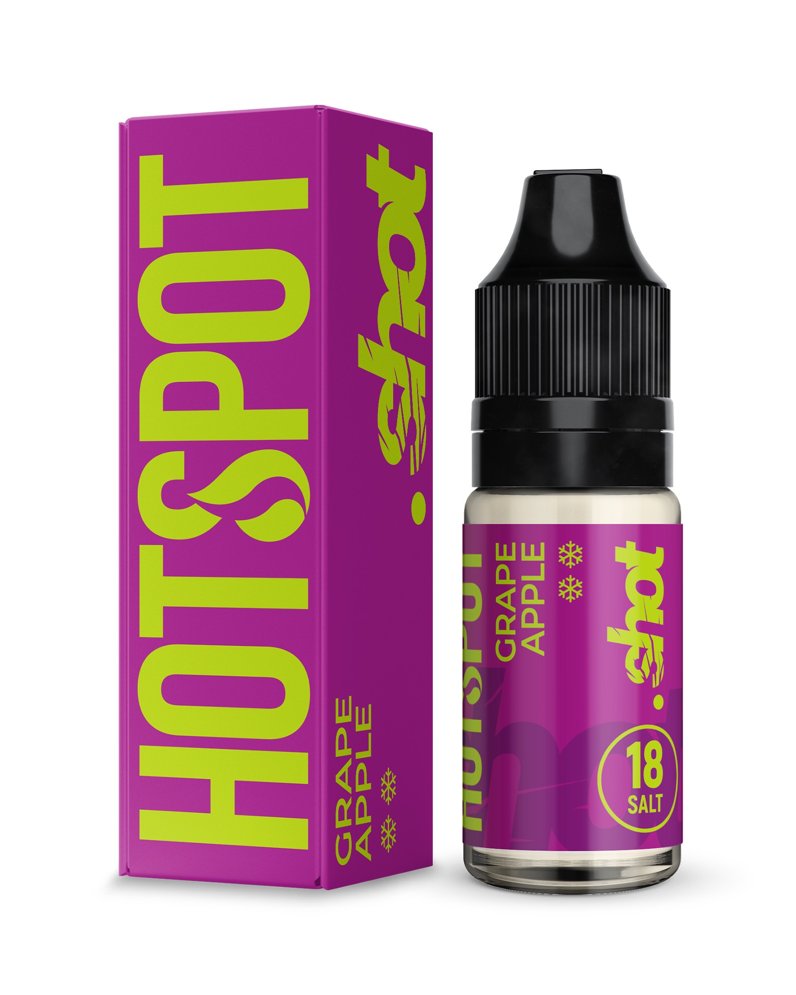 Жидкость - Hotspot Shot - Grape Apple - salt 18 - 10 ml