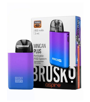 Набор - Brusko Minican PLUS - 850mAh - Синий Фиолетовый градиент