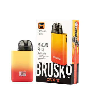 Набор - Brusko Minican PLUS - 850mAh - Красно Желтый градиент