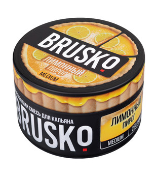 Бестабачная смесь для кальяна - Brusko - ЛИМОННЫЙ ПИРОГ ( с ароматом Лимонный пирог ) - 250 г