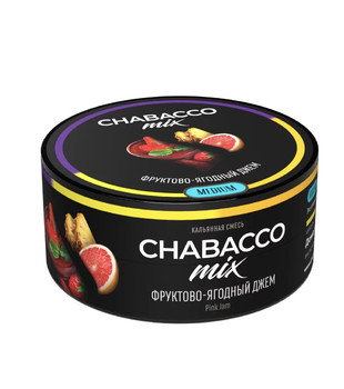 Бестабачная смесь для кальяна - Chabacco - MIX - Pink Jam ( с ароматом фруктово - ягодный джэм ) - 25 г