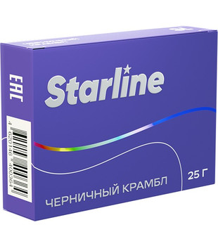 Табак - Starline - Черничный крамбл - 25 g