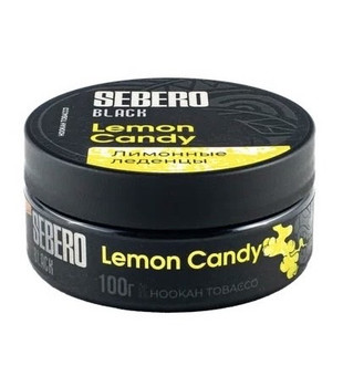 Табак для кальяна - Sebero black - Lemon Candy ( с ароматом лимонные леденцы ) - 100 г