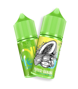 Жидкость - Rell Green - Papaya Banana - s20 - 30 ml