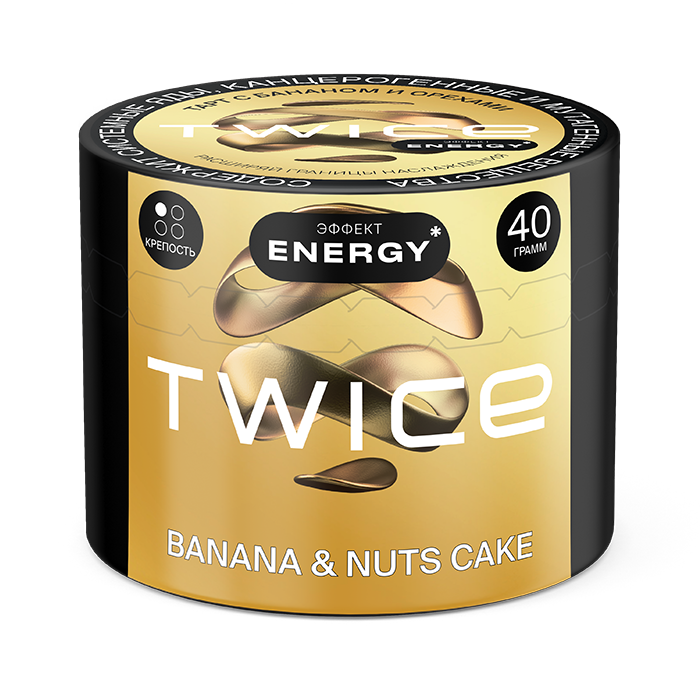 Табак - Twice - Тарт с бананом и орехами - Energy - 40 g