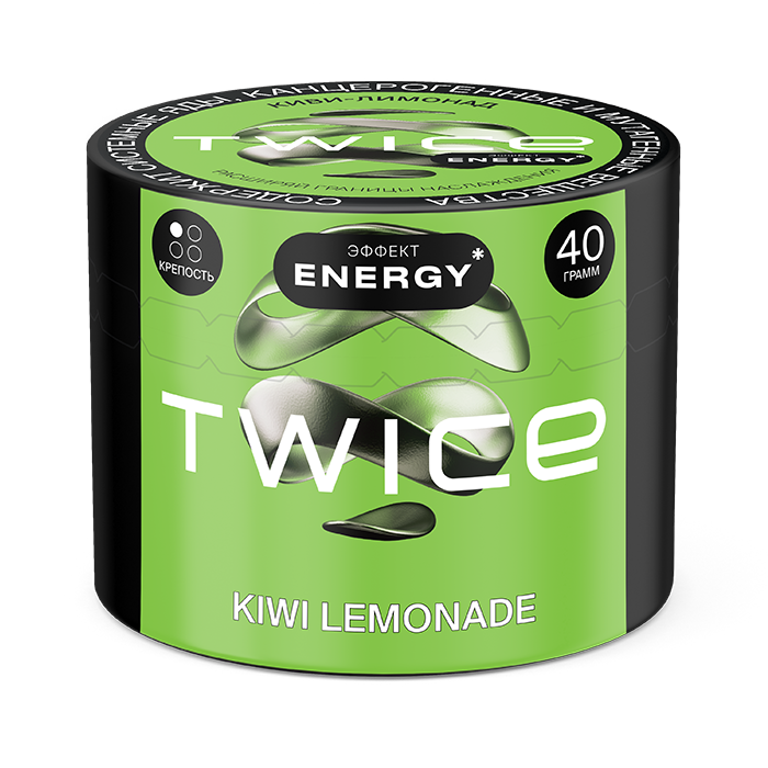 Табак для кальяна - Twice Energy - Kiwi Lemonade ( с ароматом киви, лимонад ) - 40 г