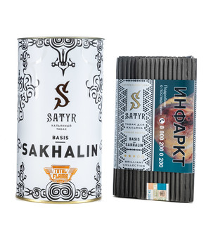 Табак для кальяна - Satyr - Platinum - BС 13 BASIS-SAKHALIN ( без аромата ) - 100 г