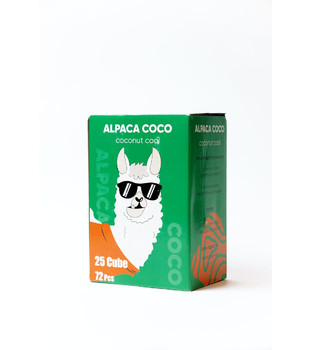 Уголь - Alpaca coco - 2.5 cube - 1 кг