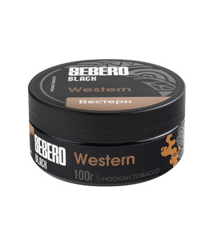 Табак для кальяна - Sebero black - Western ( с ароматом чернослив алкоголь холодок ) - 100 г