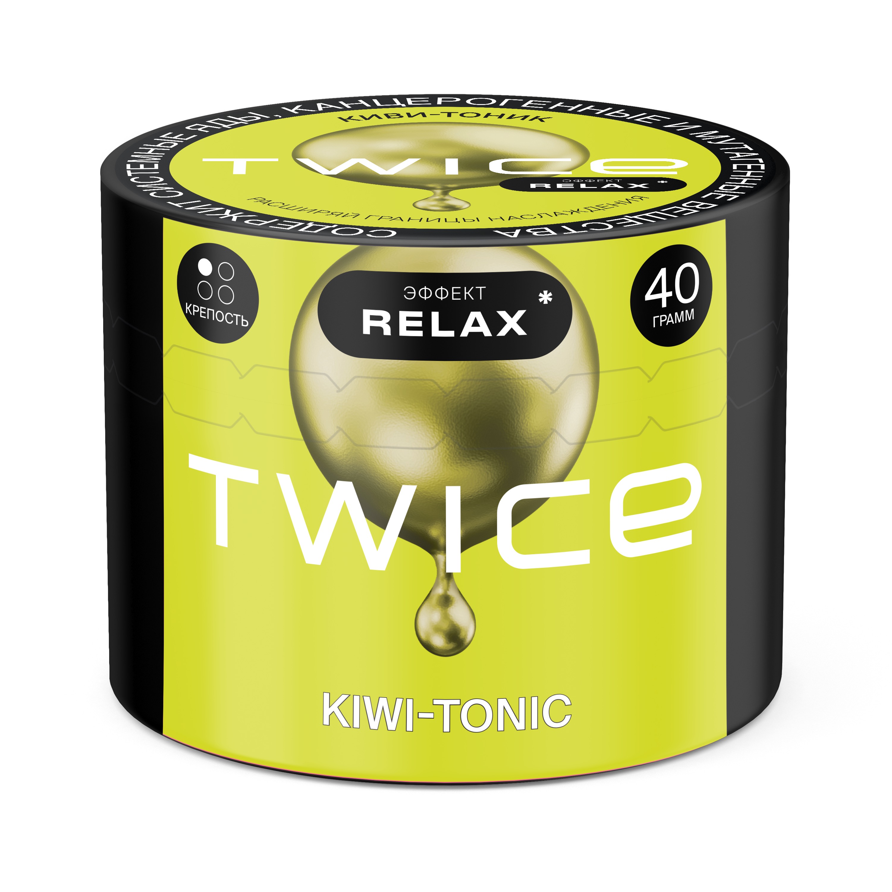 Табак для кальяна - Twice Relax - Kiwi Tonic -  ( с ароматом киви, тоник ) - 40 г