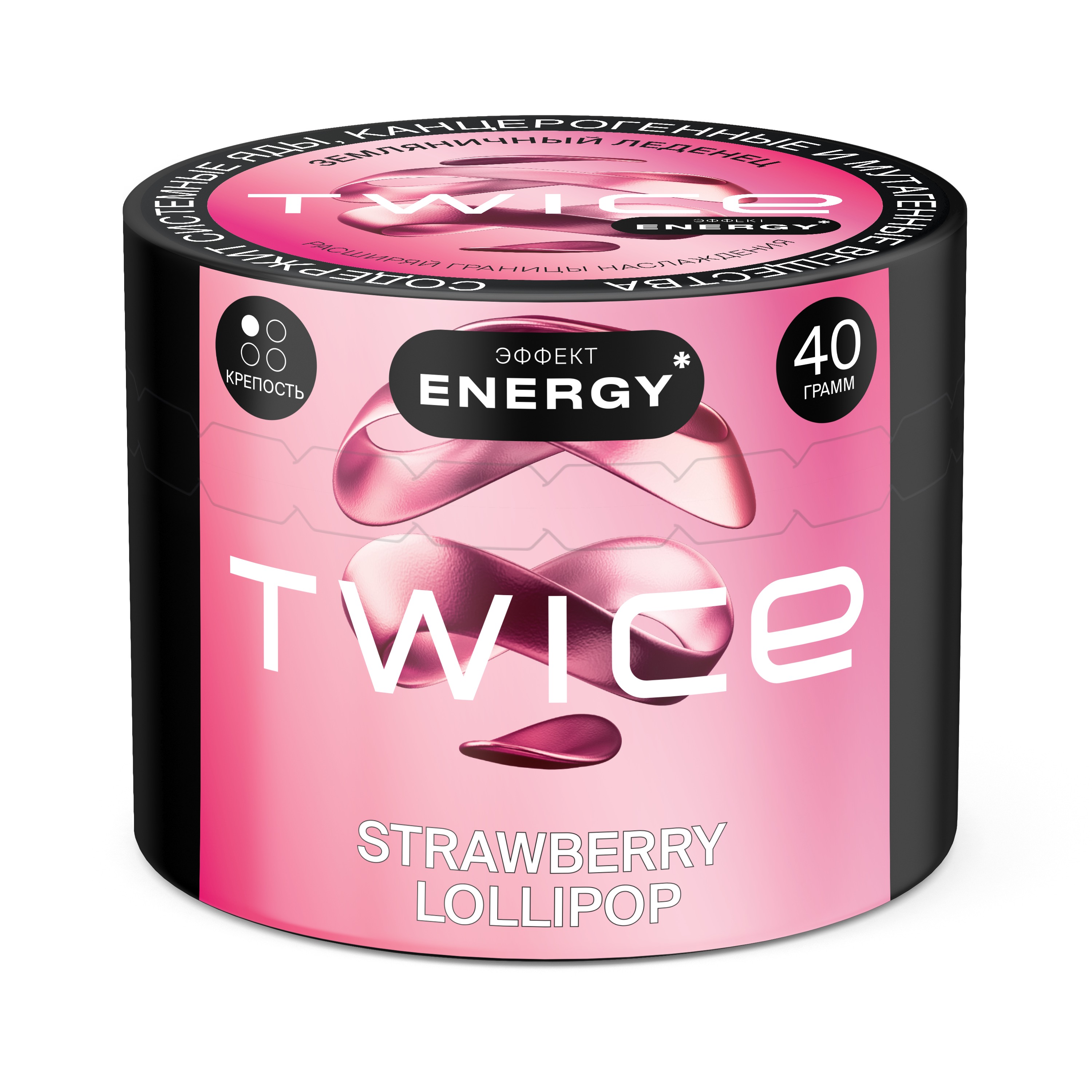 Табак для кальяна - Twice Energy - Strawberry Lollipop ( с ароматом земляничный леденец ) - 40 г