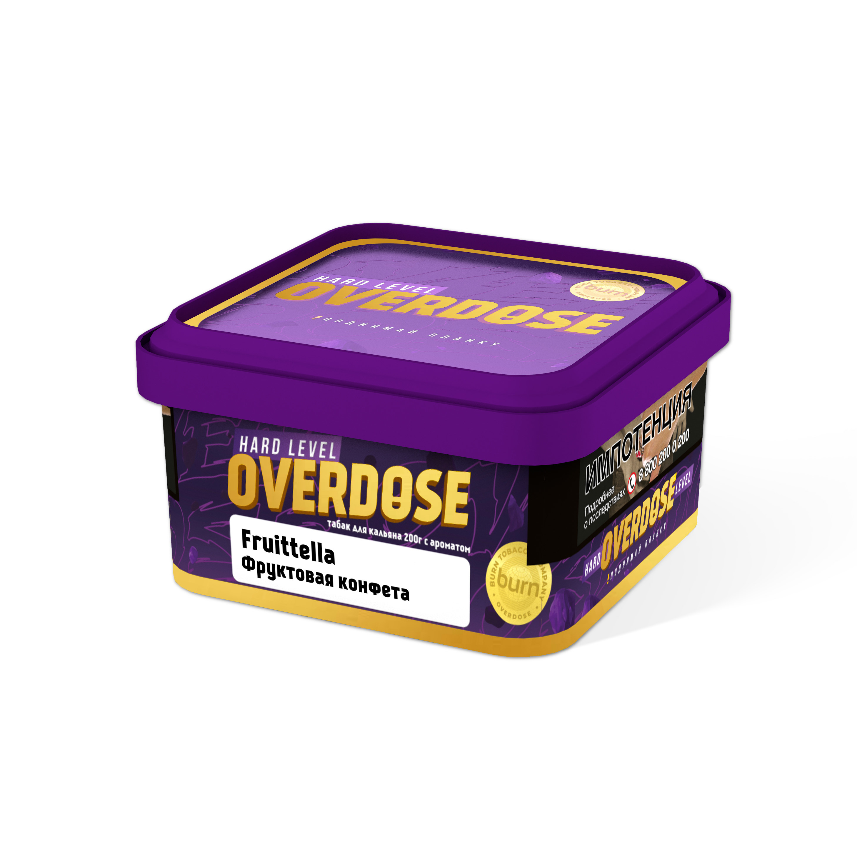 Табак - Overdose - FRUITTELLA - 200 g - new 2023!