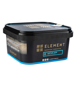 Табак для кальяна - Element - Water - CAPTAIN JACK - ( с ароматом ДЖЭКФРУТ ) - 200 г