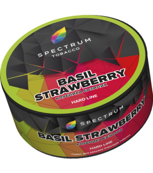 Табак - Spectrum - Basil Strawberry - Hard Line - 25 g
