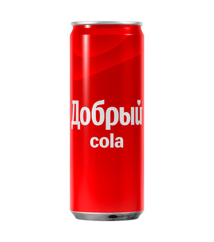 Газировка - Добрый Cola - 0,33л - жб