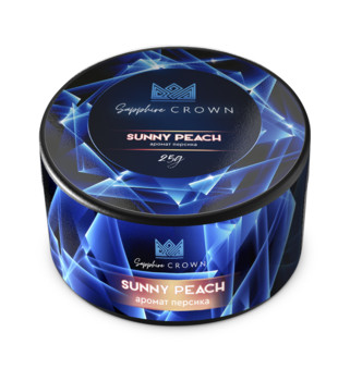Табак для кальяна - Сrown Sapphire - Sunny Peach ( с ароматом персик ) - 25 г