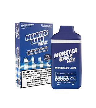 ОЭСДН - MONSTER BARS 6000 - Blueberry Jam (черничный джем)