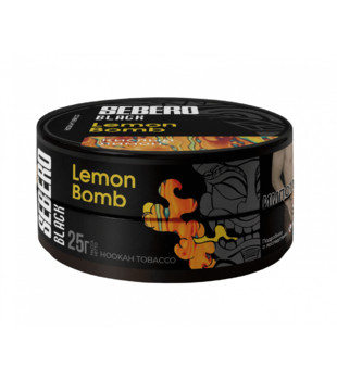 Табак для кальяна - Sebero black - lemon bomb ( с ароматом кислый лимон ) - 25 г