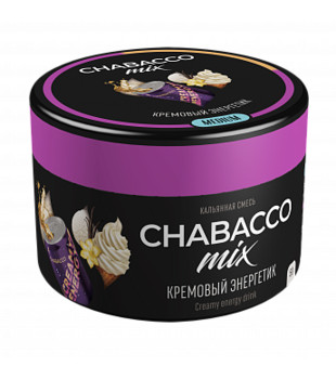 Смесь для кальяна - Chabacco MIX - Creamy Energy Drink ( с ароматом кремовый энергетик ) - 50 г