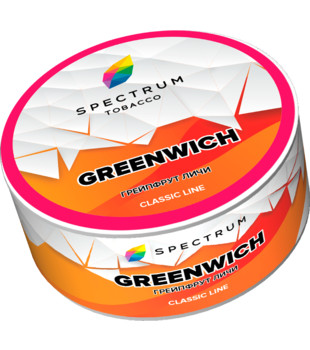 Табак для кальяна - Spectrum - Greenwich - ( с ароматом грейпфрут личи ) - 25 г
