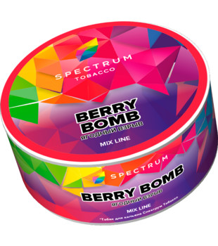 Табак для кальяна - Spectrum MIX - Berry Bomb - ( с ароматом ягодный взрыв ) - 25 г