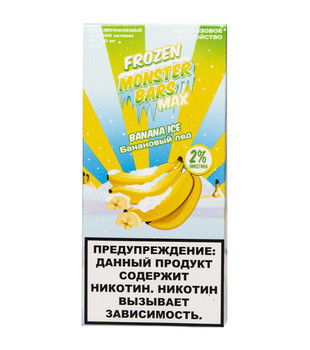 ОЭСДН - MONSTER BARS 6000 - Banana Ice (банан с холодком)