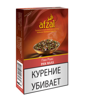 Табак для кальяна - Afzal - Pan Raas - ( с ароматом специй ) - 40 г