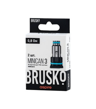 Испаритель Brusko - Minican 3 - 0.8 ohm / AF Mesh coil - 1 шт