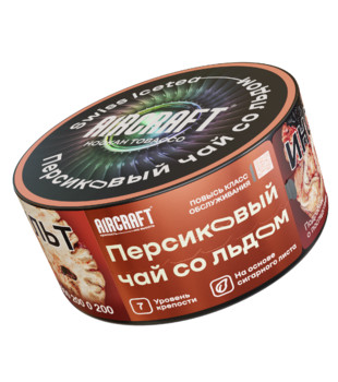 Табак для кальяна - Aircraft - с ароматом Персиковый чай со льдом - 25 г