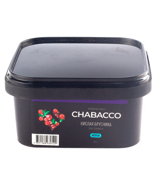 Бестабачная смесь для кальяна - Chabacco - Medium - SOUR COWBERRY ( с ароматом брусника ) - 200 г