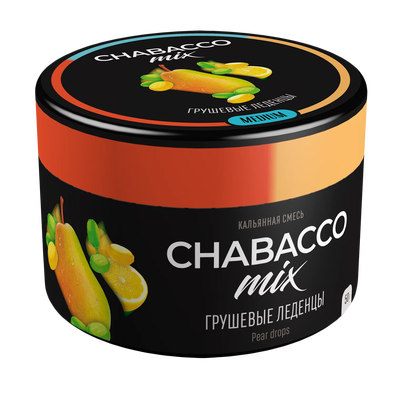 Смесь для кальяна - Chabacco MIX - Pear Drops ( с ароматом грушевые леденцы ) - 50 г