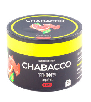 Смесь для кальяна - Chabacco Strong - Grapefruit ( с ароматом грейпфрут ) - 50 г