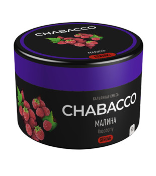Смесь для кальяна - Chabacco Strong - Raspberry ( с ароматом малина ) - 50 г