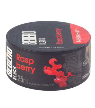 Табак для кальяна - Sebero black - raspberry ( с ароматом малина ) - 25 г