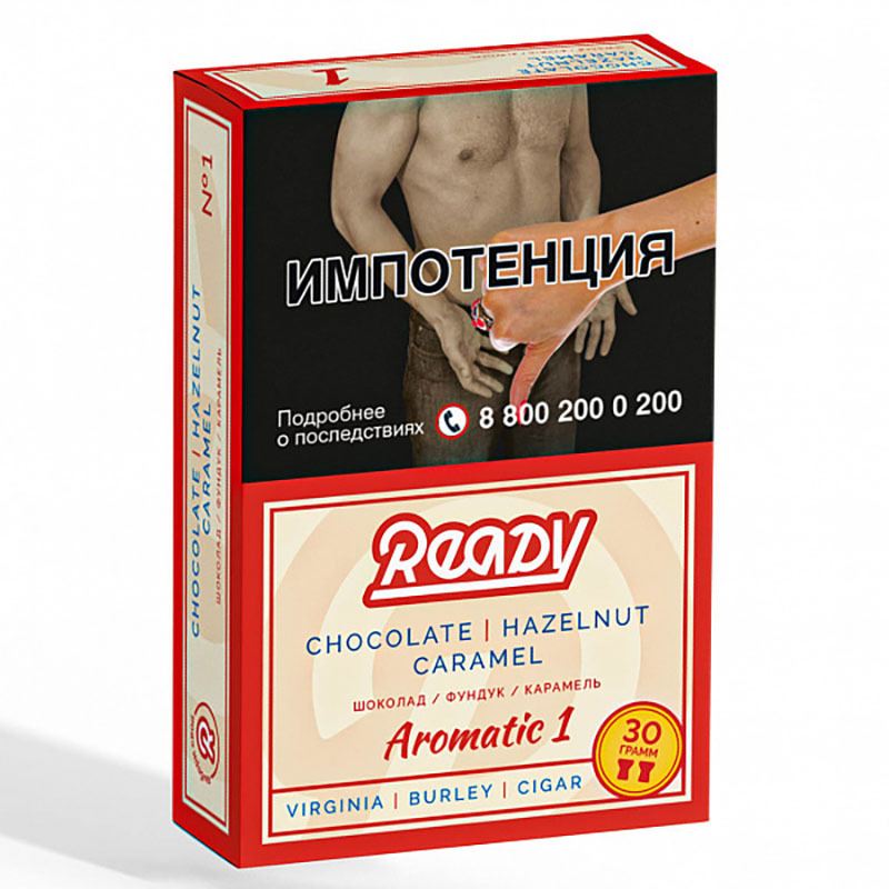 Табак - Ready - Aromatic 1 ( с ароматом шоколад орех карамель ) - 30 г