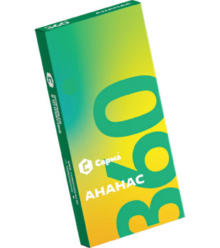 Табак для кальяна - Сарма 360 - Ананас ( с ароматом ананас ) - легкая линейка - 40 г