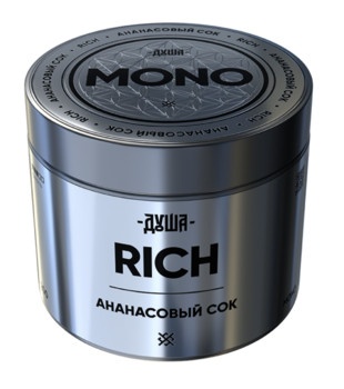Табак для кальяна - Душа Mono - RICH - ( c ароматом Ананасовый сок ) - 200 г
