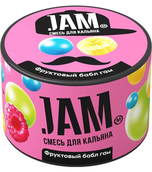 Бестабачная смесь для кальяна - JAMM ФРУКТОВЫЙ БАБЛ ГАМ ( с ароматом фруктовая жвачка ) - 250 г