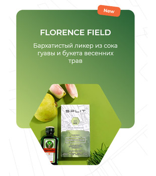 Кальянная смесь Split - Florence Field ( гуава и весенние травы ) - 50 g
